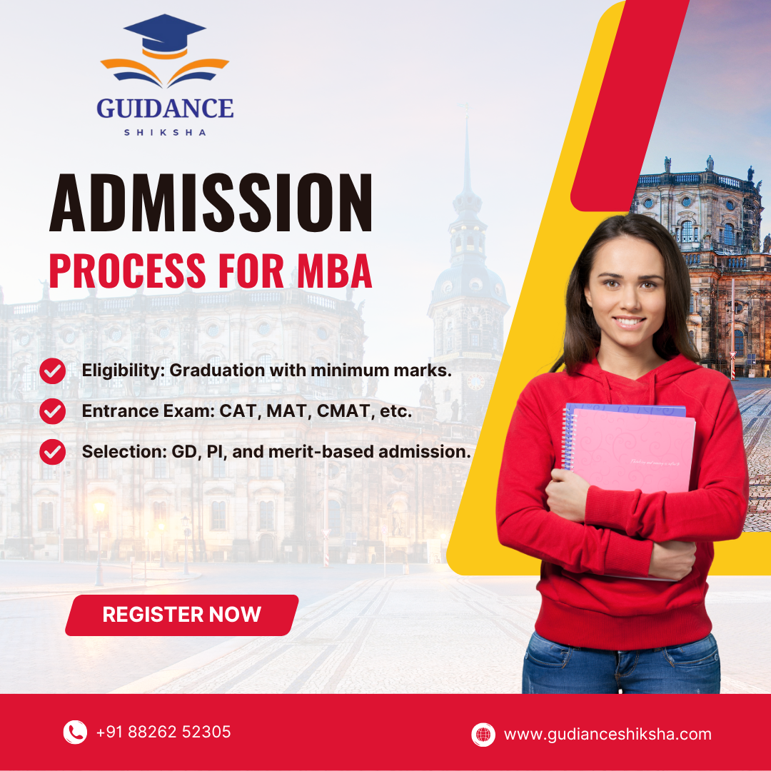 Admission process for MBA : Eligibility, Exams  and Fees.
